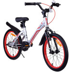 Detský bicykel RoyalBaby Mars RB18-26 18" strieborno červený  